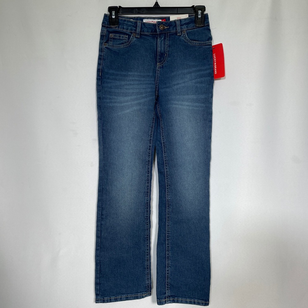 Lucky Brand Bootcut Ada Wash Blue Stretch Denim Jeans Girls Sz 12 NWT